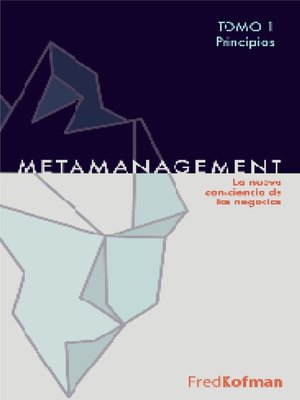 cover image of Metamanagement--Tomo 1 (Principios)